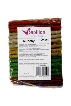 100 sticks munchy mix 12½ cm, Ø 9/10 mm, 8-9 g