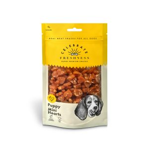 Celebrate Freshness puppy mini hearts 100g