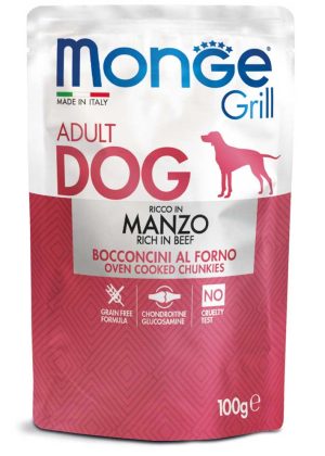 Monge Adult Dog Chunkies με βοδινό 100g