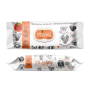 Pet Wipes μαντηλάκια καθαρισμού Tutti Frutti 80τεμ.