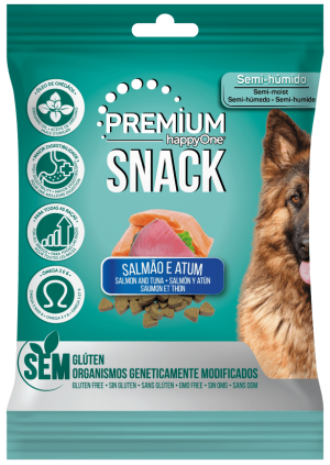 HappyOne Premium Snack σολομός-τόνος 100g